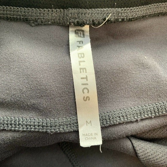 fabletics noelle gray ankle zip pants medium - Picture 6 of 6